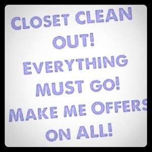 Closet Clean Out! Make offers!